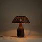Havana Metal And Rattan Table Lamp