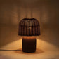 Harvest Metal And Rattan Table Lamp