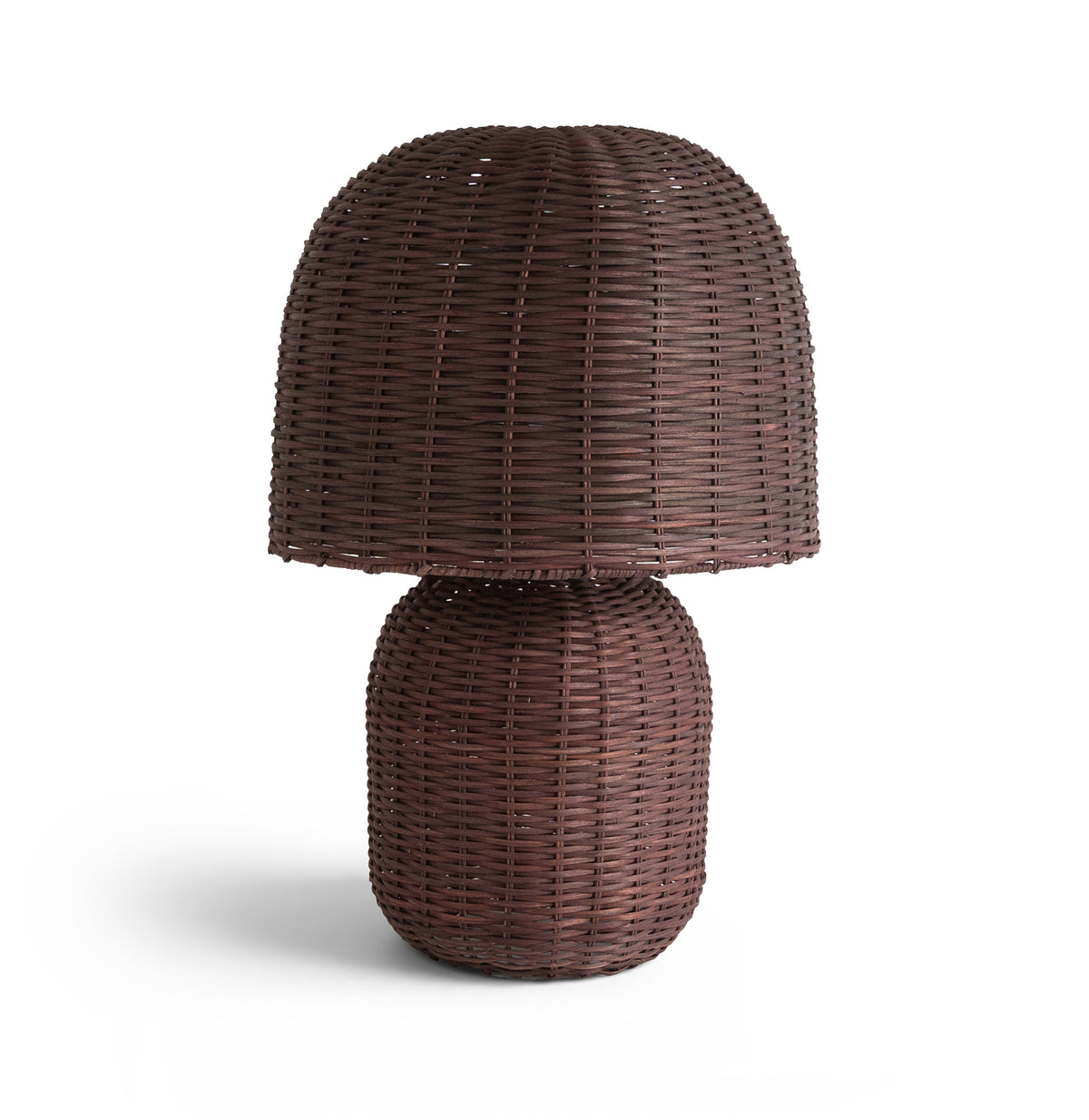 Harvest Metal And Rattan Table Lamp