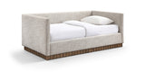 Teva Linen Textured Fabric Upholstered Twin DayBed