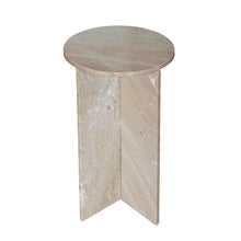 Cargar imagen en el visor de la galería, D15x24&quot; Marble Side Table 1EA/CTN
