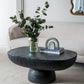 Black Oval Coffee Table
