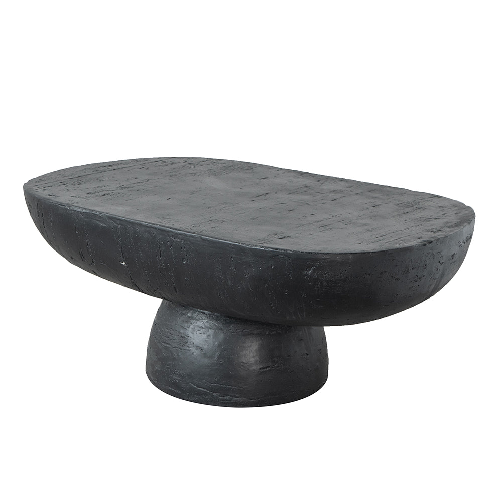 Black Oval Coffee Table