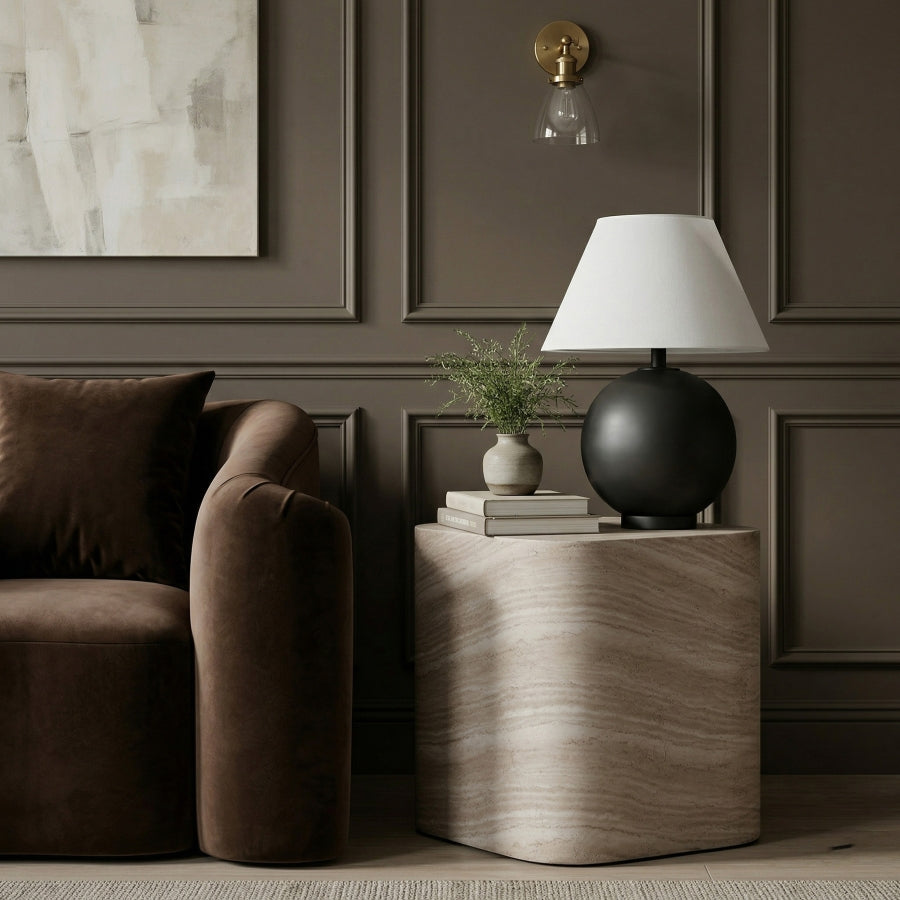 Vellon Concrete Indoor / Outdoor End Table