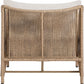 Coastline Olefin Water Resistant Fabric And Wicker Outdoor Patio Chair