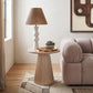 Cindra Genuine Marble Top And Iron Base End Table