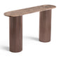 Cindra Genuine Marble Top And Iron Base Console Table