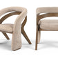 Riven Fabric Upholstered Dining Chair