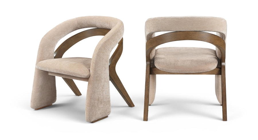 Riven Fabric Upholstered Dining Chair