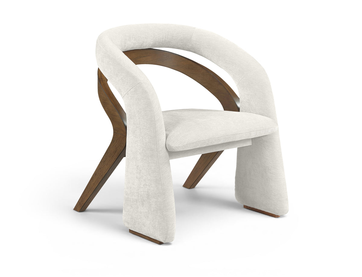 Riven Fabric Upholstered Dining Chair