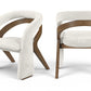 Riven Fabric Upholstered Dining Chair