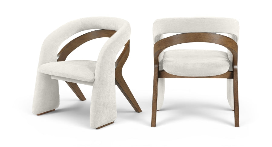 Riven Fabric Upholstered Dining Chair