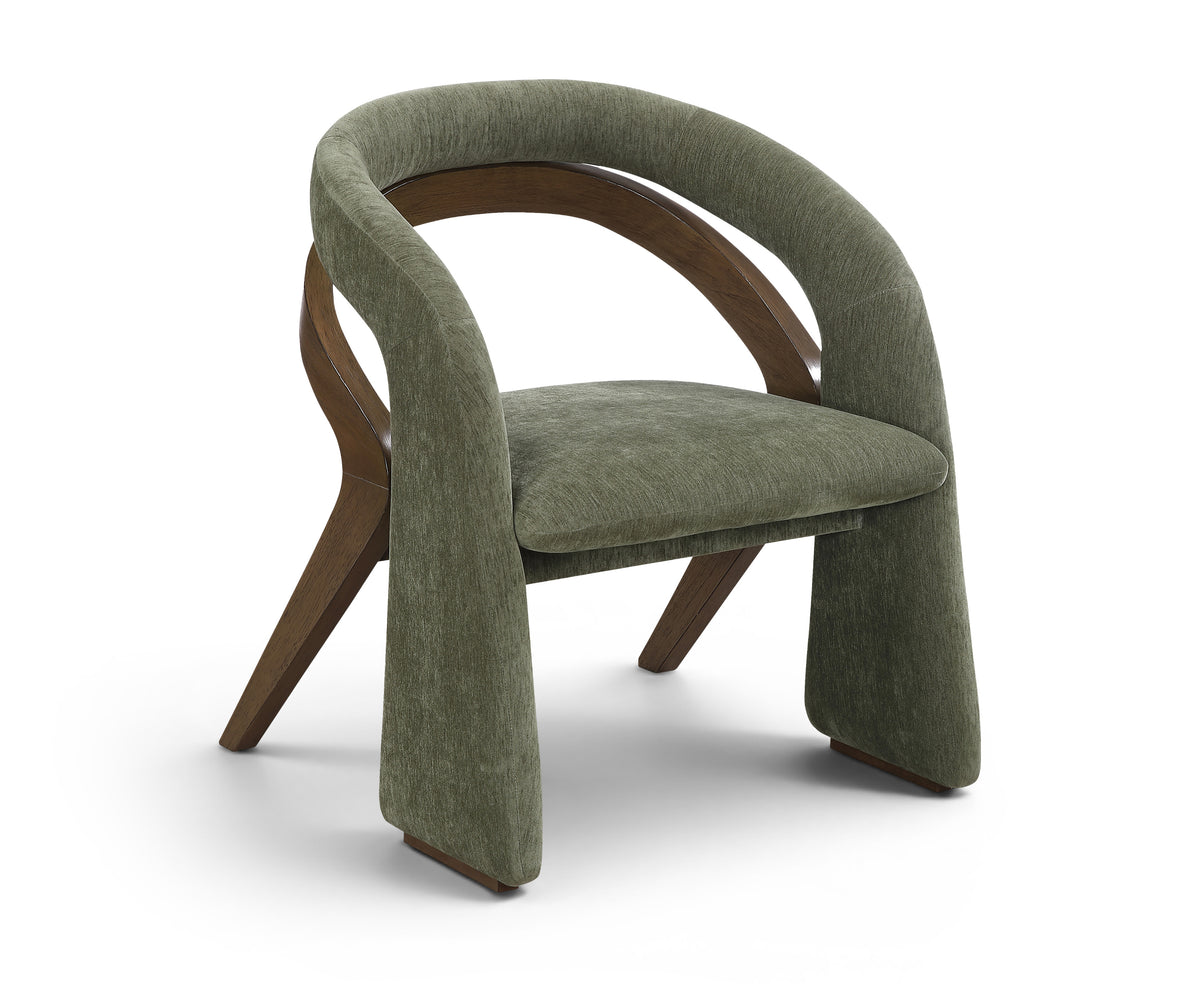 Riven Fabric Upholstered Dining Chair