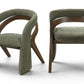 Riven Fabric Upholstered Dining Chair