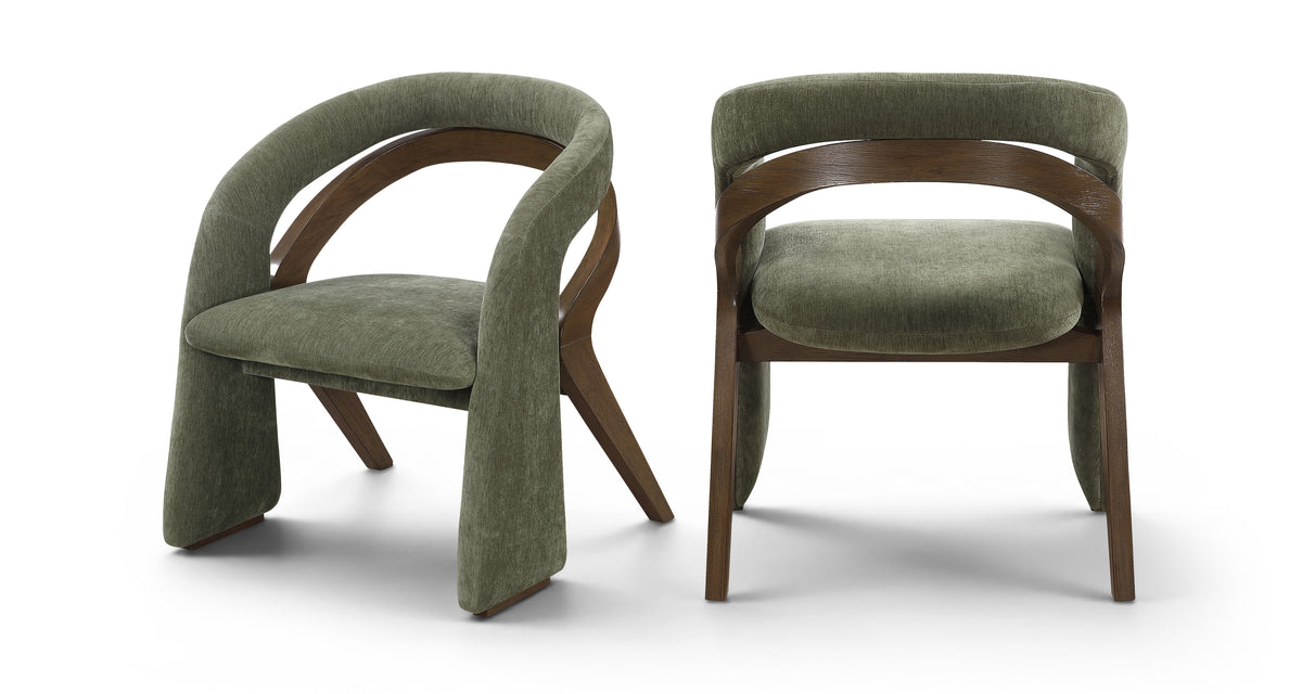 Riven Fabric Upholstered Dining Chair