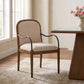 Cambria Fabric Upholstered Dining Arm Chair