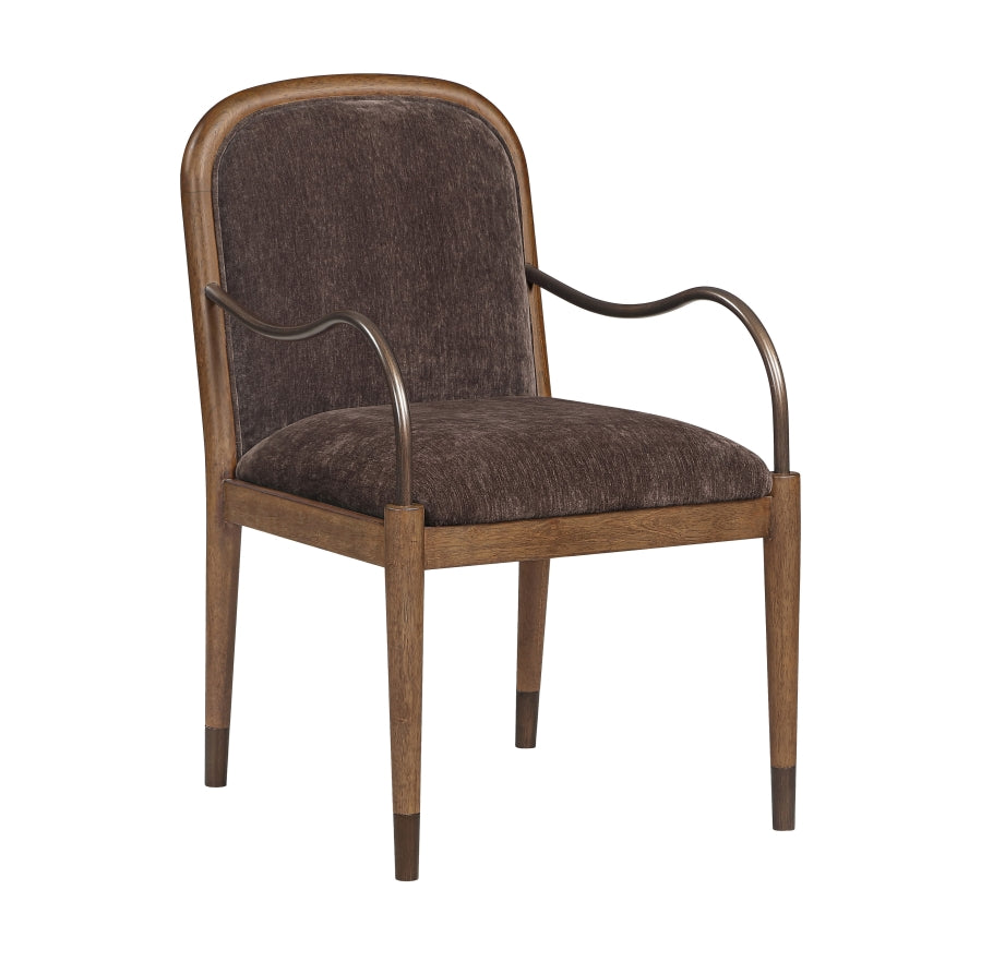 Cambria Fabric Upholstered Dining Arm Chair