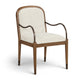 Cambria Fabric Upholstered Dining Arm Chair