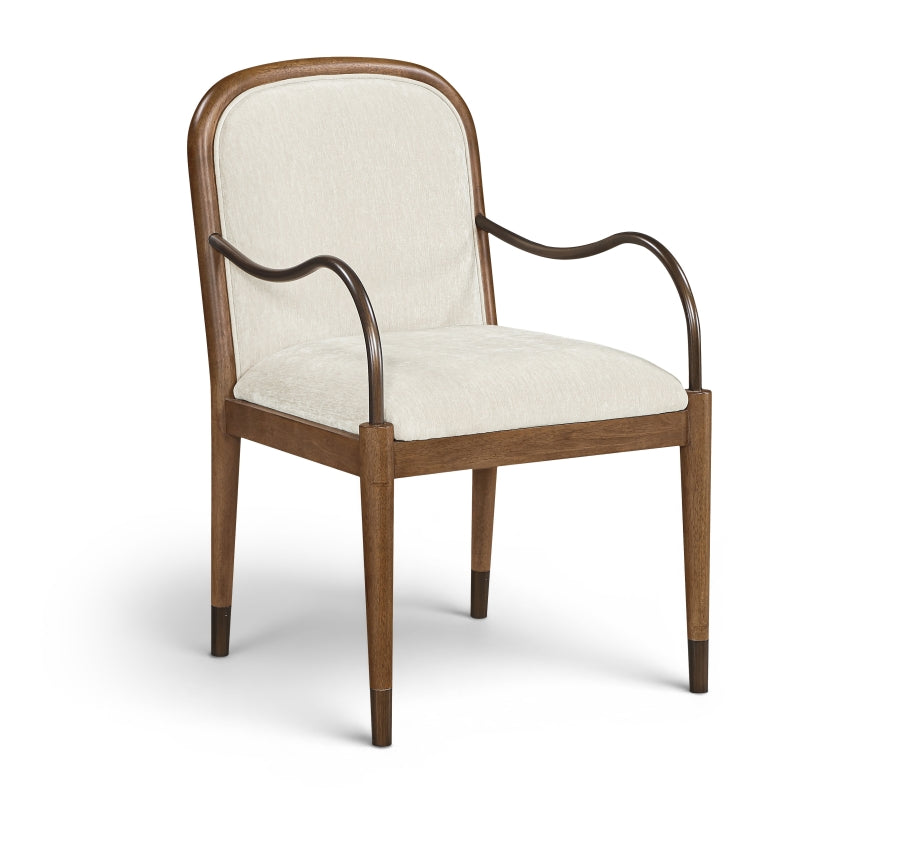 Cambria Fabric Upholstered Dining Arm Chair