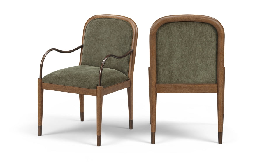 Cambria Fabric Upholstered Dining Arm Chair