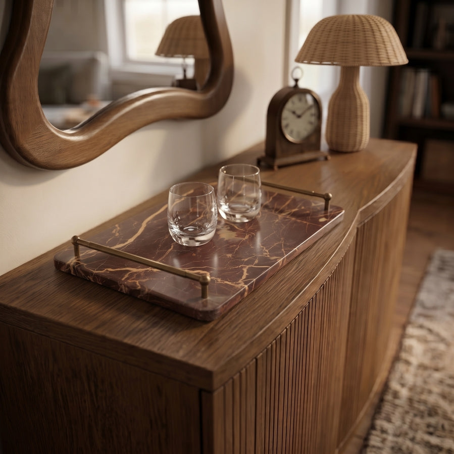 Nathan Genuine Marble Decorative Tray