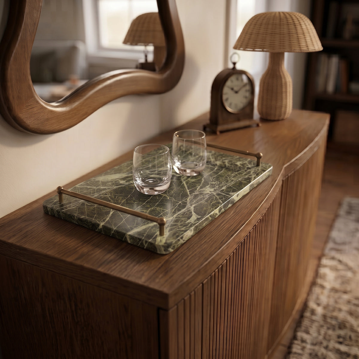 Nathan Genuine Marble Decorative Tray
