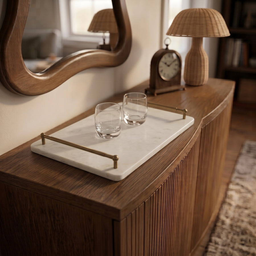 Nathan Genuine Marble Decorative Tray