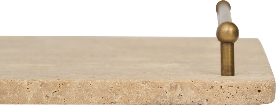 Nathan Travertine Decorative Tray