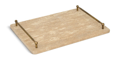 Nathan Travertine Decorative Tray