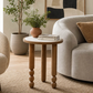 BELLWORTH WHITE TABLE 23 (IN)