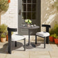 Tiana Dining Chair Black & Beige