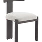 Tiana Dining Chair Black & Beige