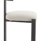 Tiana Dining Chair Black & Beige