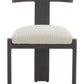 Tiana Dining Chair Black & Beige