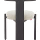 Tiana Dining Chair Black & Beige