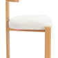 Tiana Dining Chair Black & Beige