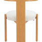 Tiana Dining Chair Black & Beige