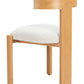 Tiana Dining Chair Black & Beige