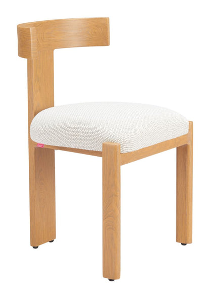 Tiana Dining Chair Black & Beige