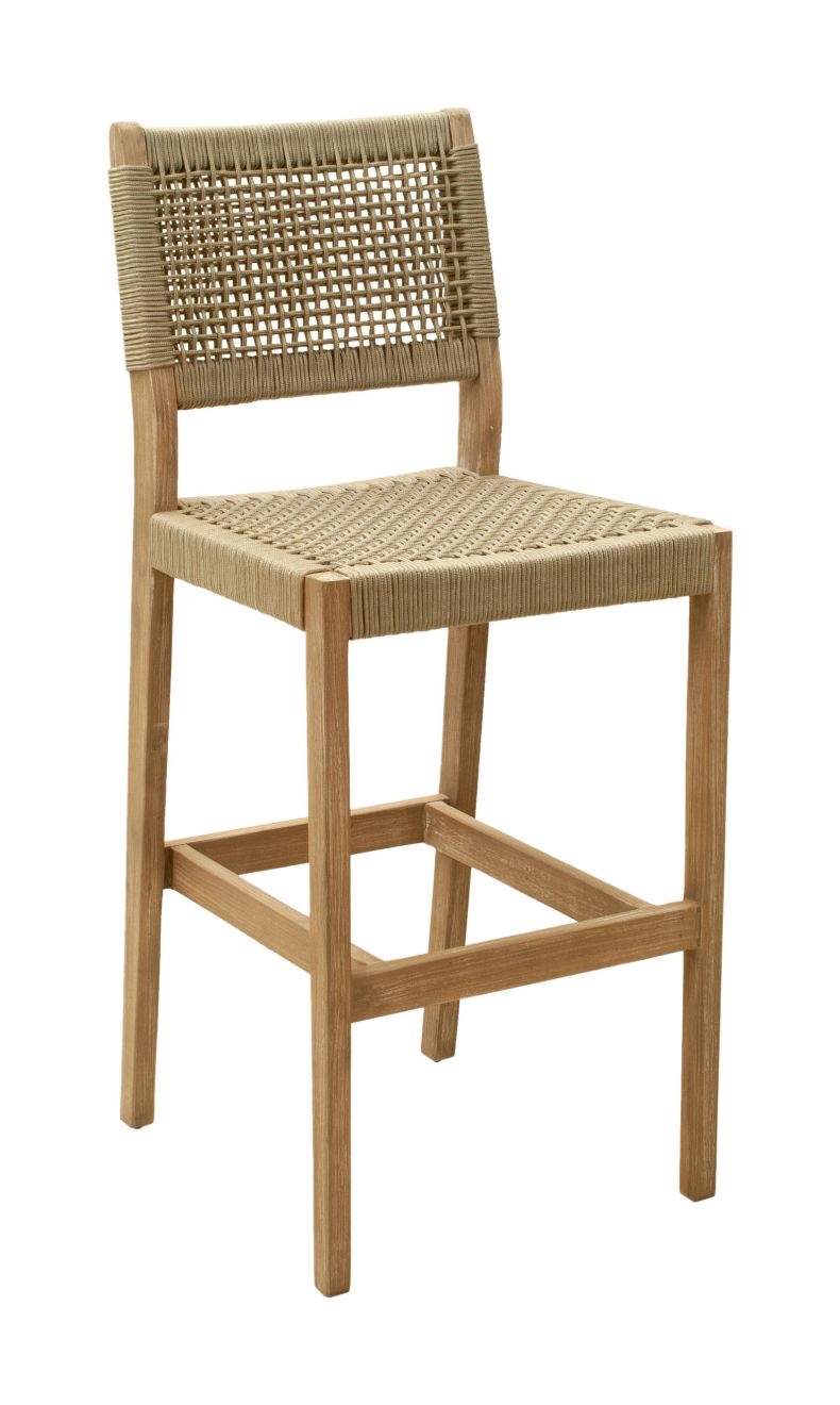 Taburete de bar Corde Beige