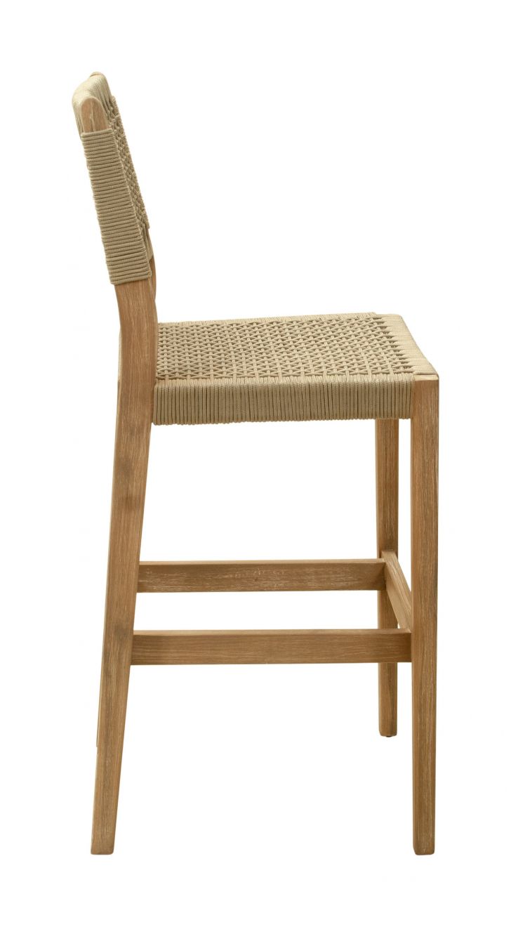 Taburete de bar Corde Beige