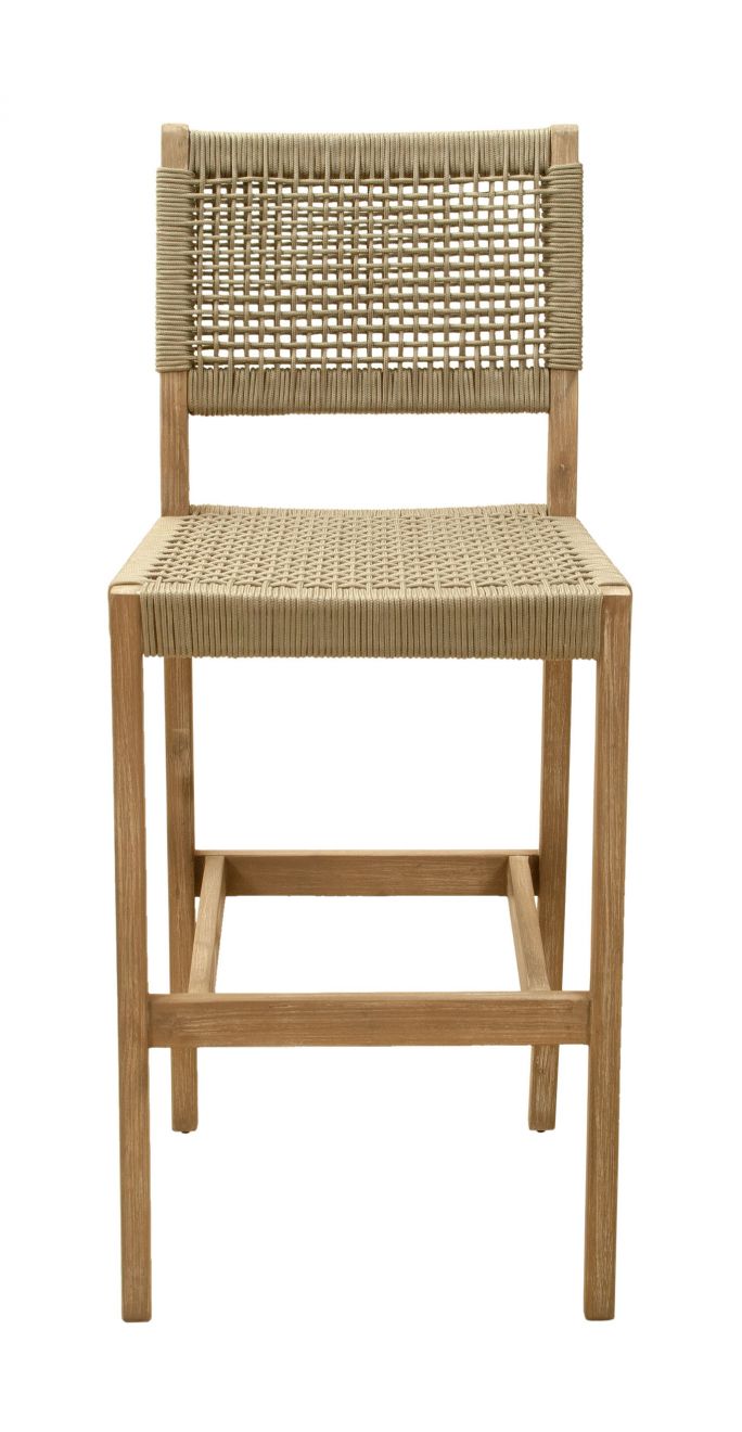 Taburete de bar Corde Beige
