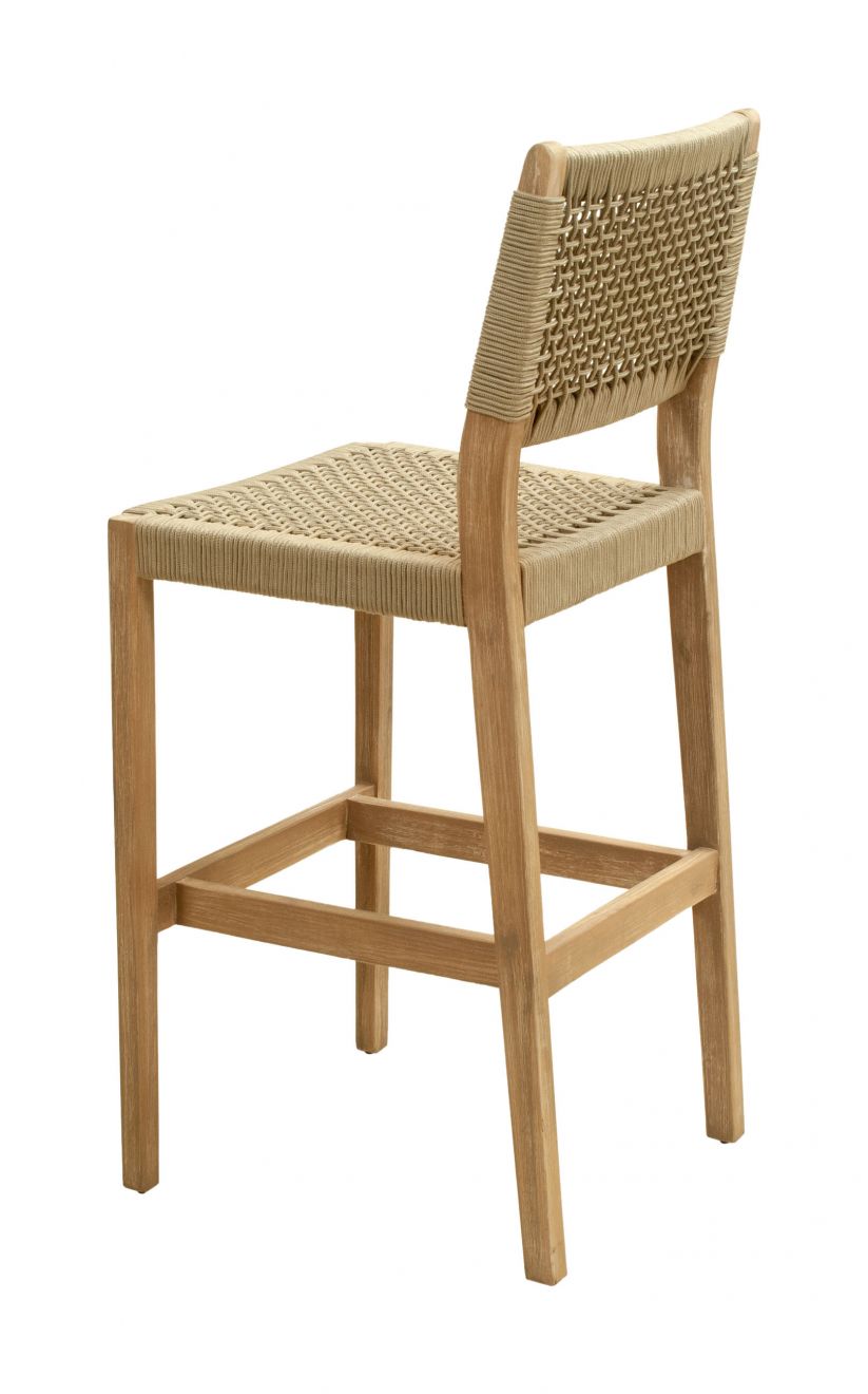 Taburete de bar Corde Beige
