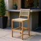 Taburete de bar Corde Beige