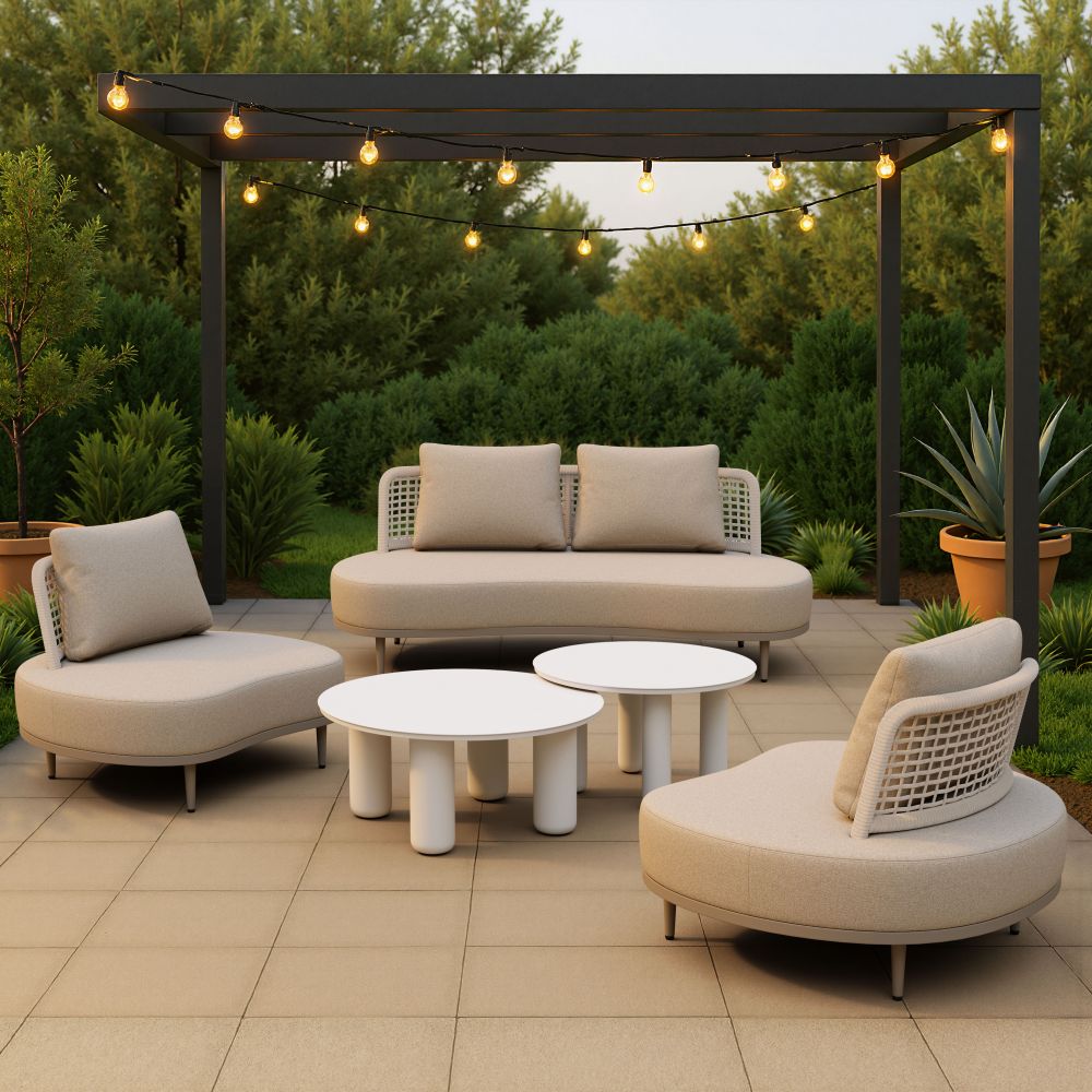 Ola Coffee Table Set White