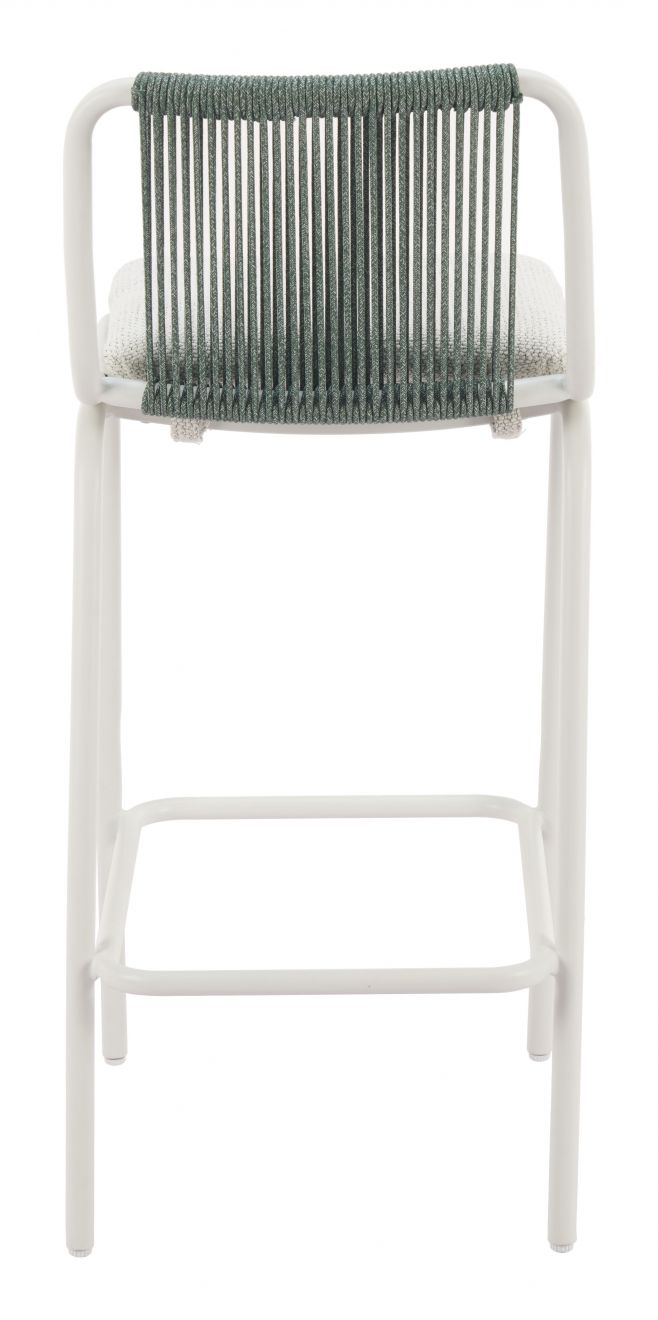 Luft Barstool White & Green