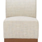 Christy Armless Chair Beige