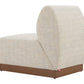 Christy Armless Chair Beige