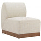 Christy Armless Chair Beige