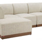 Christy Armless Chair Beige